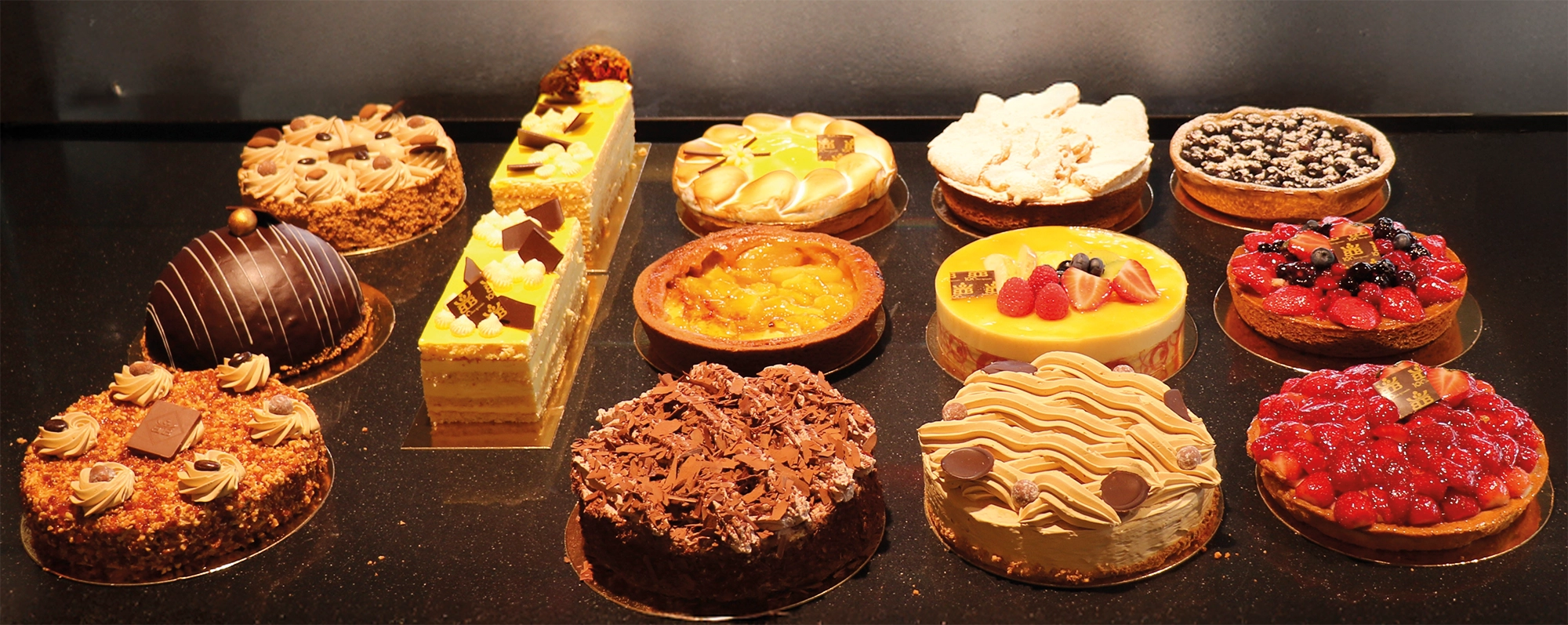 Verschillend gebak van Broekmans Patisserie