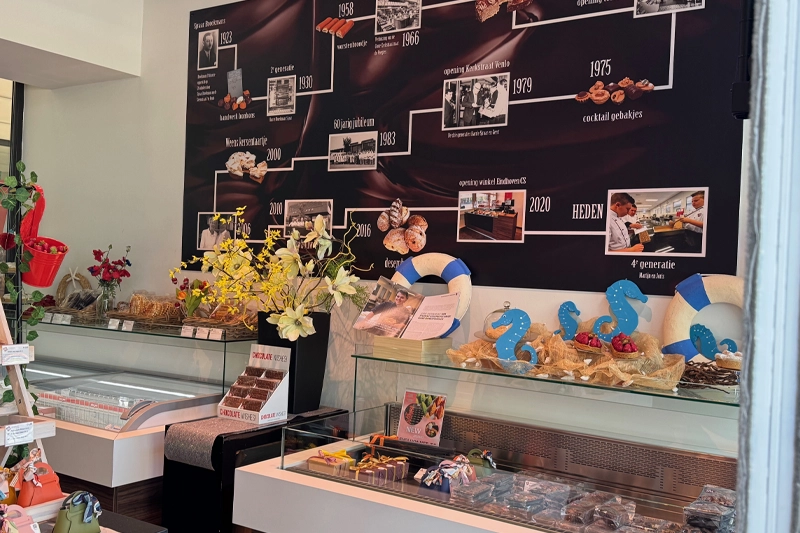 De winkel van Broekmans Patisserie in Eindhoven