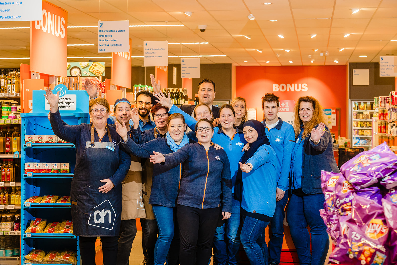 Broekmans producten in de supermarkt